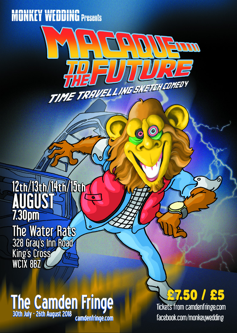 Macaque To The Future Poster